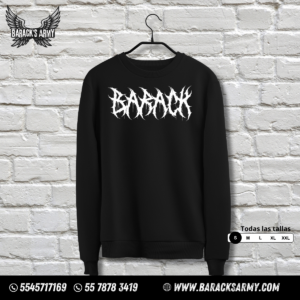 Sudadera Barack Metal Negro
